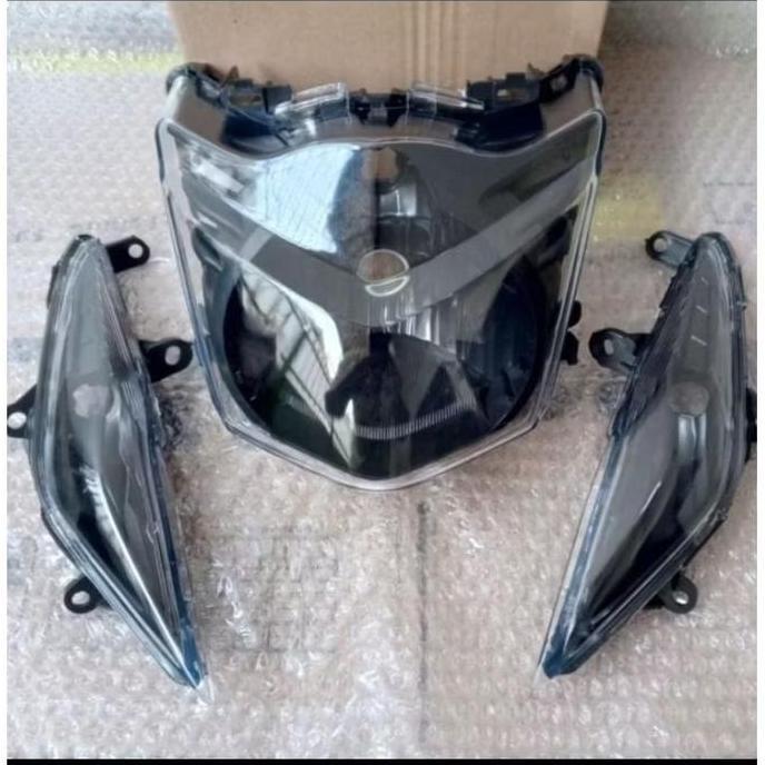 CIONALL_SHOP - PAKET REFLEKTOR BEAT KARBU FULL HITAM LAMPU DEPAN BEAT KARBU QUALITY TINGGITPAKET REF