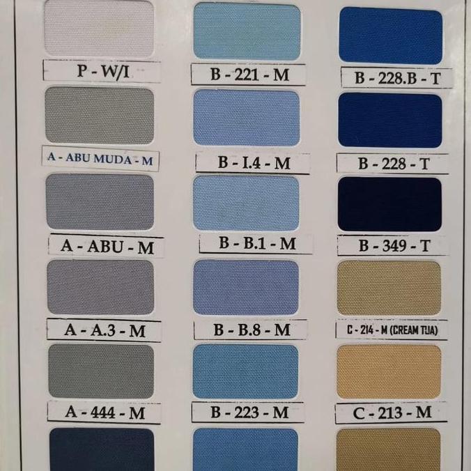 kain oxford sari warna 115cm TUA (T)