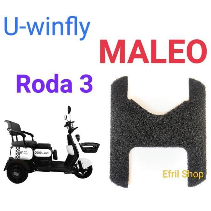 DE153 - Karpet sepeda motor listrik UwinFly Maleo roda tiga MALEO roda 3