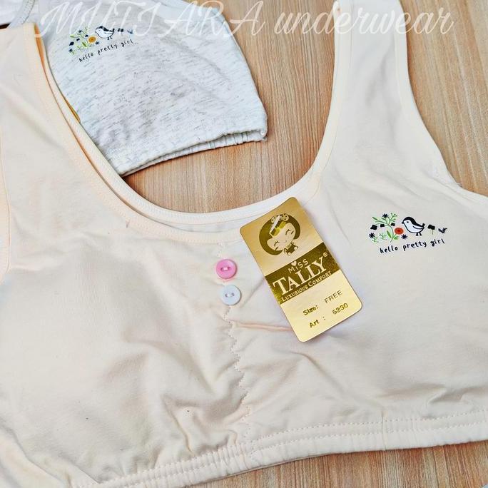 Miniset Step 2 Katun TALLY 6230 Bra ABG Busa Tipis / Bra Remaja Katun Busa Tipis Tally 6230