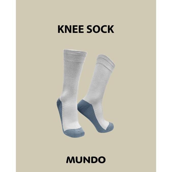 TERBEST// MUNDO School Sock SD SMP SMA Knee - Kaos Kaki Anak Sekolah