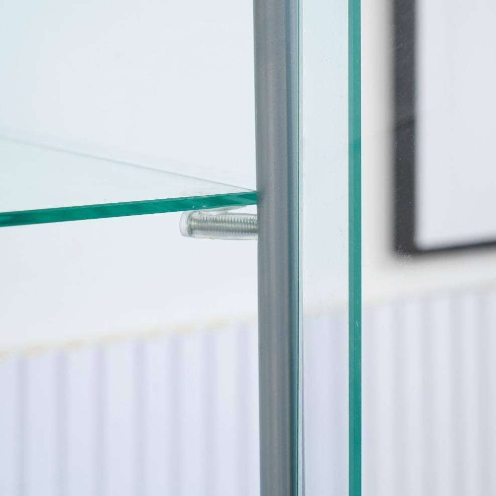 Informa Newvy Curio Lemari Pajang 8 Tingkat Dengan Kunci - Putih Display Cabinet Kabinet Koleksi Paj