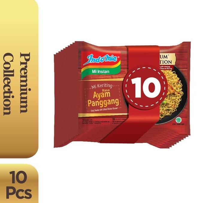 10 Pcs - Indomie Mi Keriting Ayam Panggang