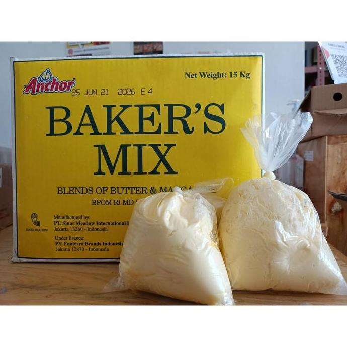 New- Anchor Baker's Mix Butter & Margarine Repack