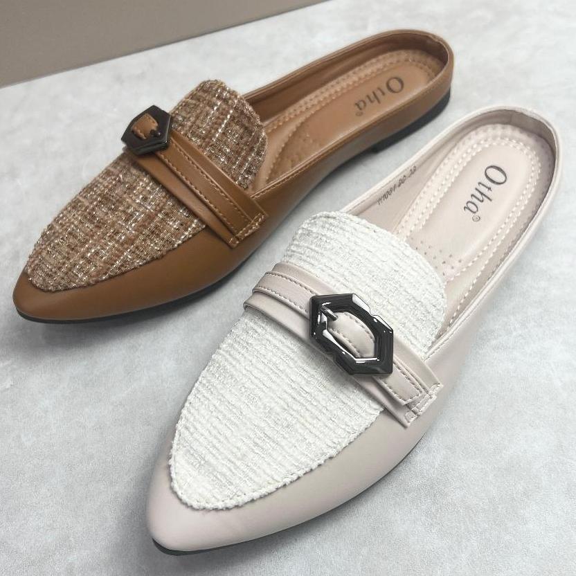 Otha Shoes H1081 OMH -  Sepatu Flat Mules Wanita