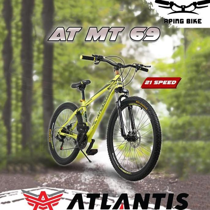 Terbaru Sepeda Atlantis At-69 24" 26" 27.5" Sepeda Mtb Atlantis Sepeda Gunung