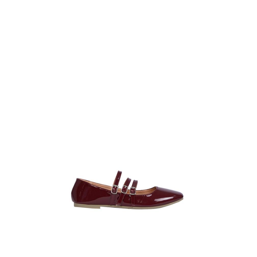 COLORBOX Maroon Flat Shoes