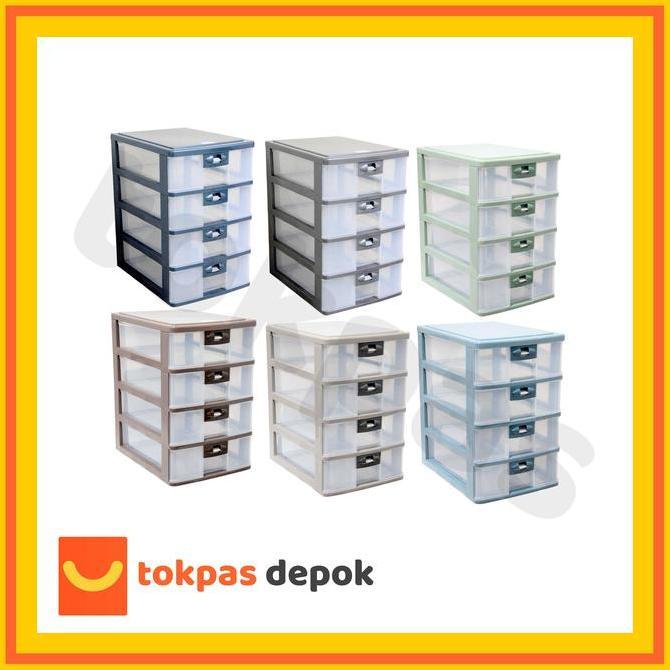 Laci Plastik Pressa Susun 4 Lion Star PR 34 A 4 Kabinet Container Office Multicoloured Office Multic