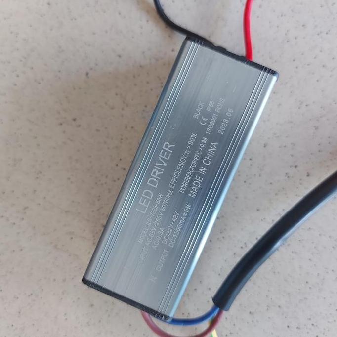 Terjangkau Trafo Driver Lampu Pju Sorot Led 50 Watt Output Dc 24-40 Volt