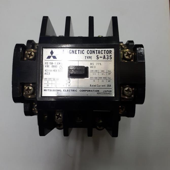 Diskon Kontaktor Mitsubishi S-A 35 220-380Vac