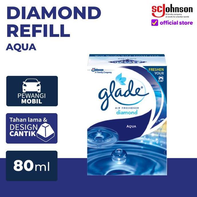 Promo Glade Diamond Aqua Refill 80ml COD