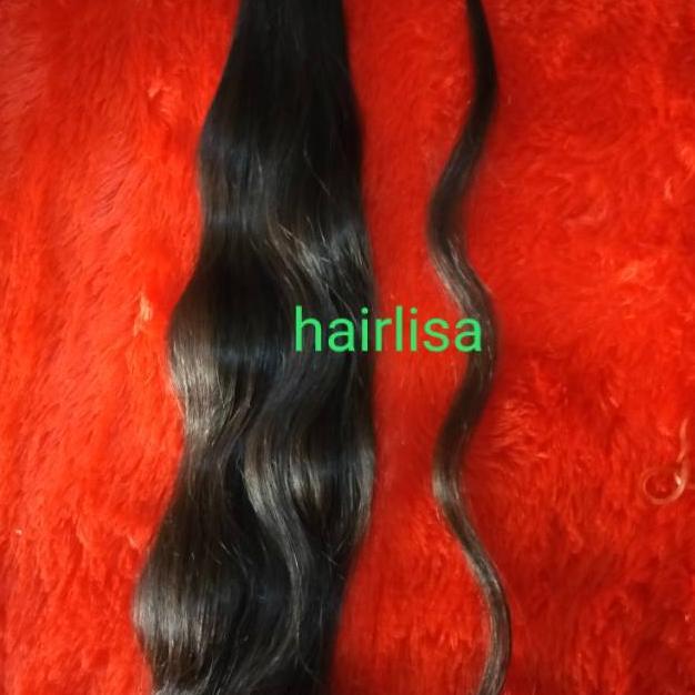 alunan_dita - rambut sambungan asli 4cm natural 1-15 helai