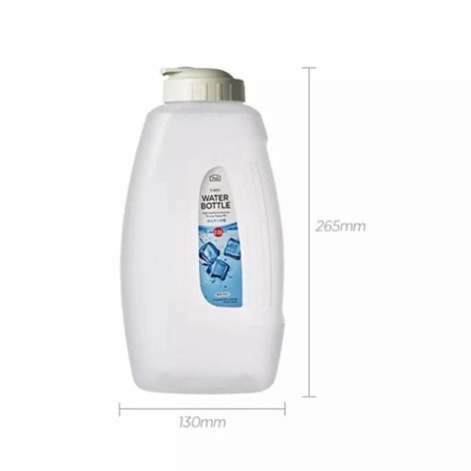 New- botol minum lock n lock P&Q water jug 2liter PUTIH 2000ml lock&lock