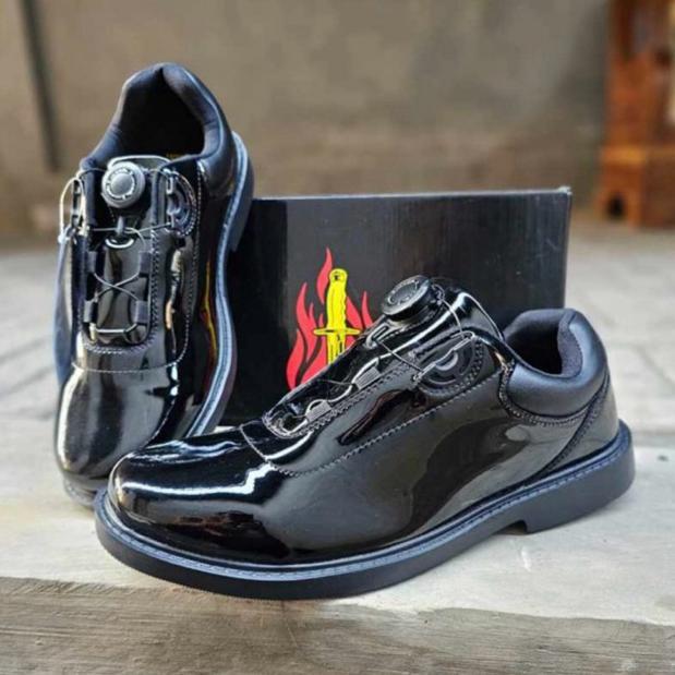 sepatu pdh taktikal original tali putar / sepatu pdh taktical / sepatu pdh tali putar