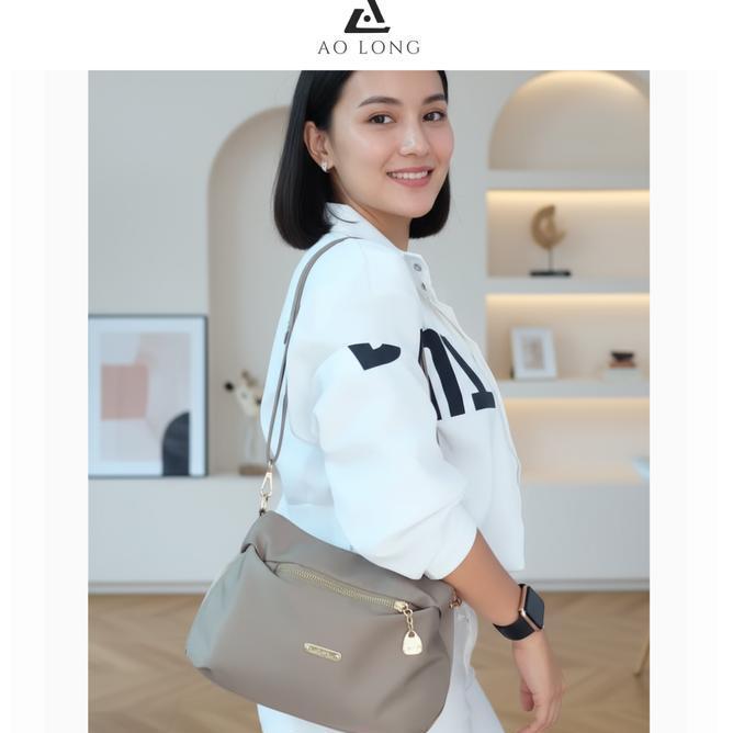 Selempang Rani 0828# Tas Selempang Wanita - Slingbag Terbaru Cewek Berbahan Parasut Premium Furing F