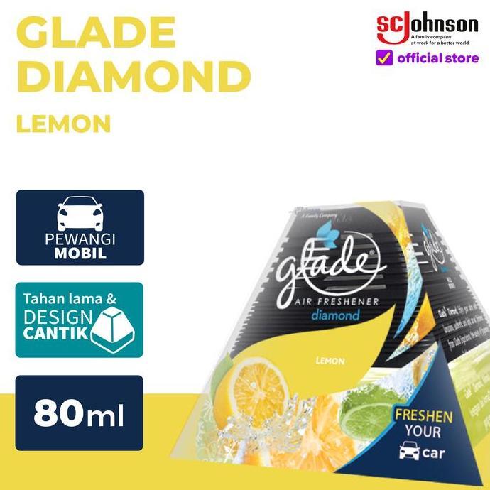 Promo Glade Diamond Lemon Reg 80ml COD