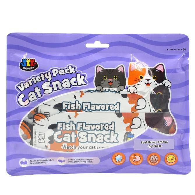 Meveel Cat Snack Snack Kucing Strip