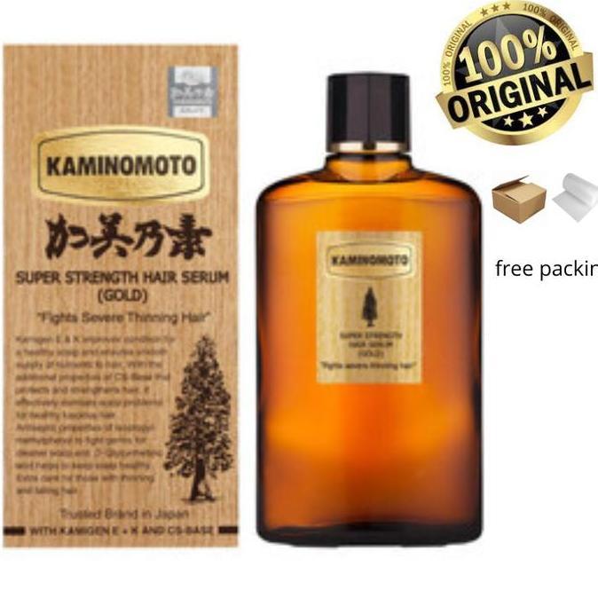 Kaminomoto Hair Growth Tonic Gold/ Hair Growth Serum Original Jepang-BPOM