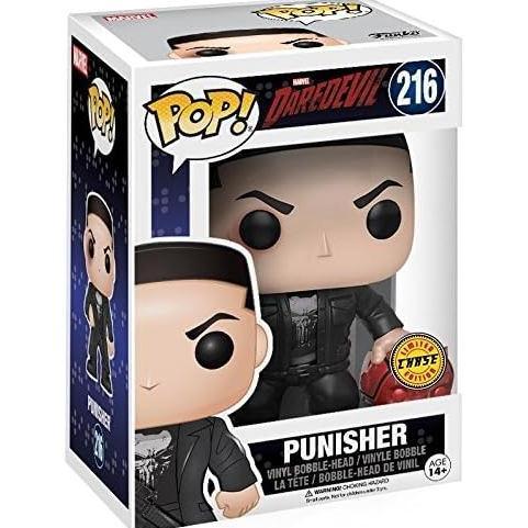 Funko Pop Marvel Netflix Daredevil Punisher Chase Variant Limited Edition Vinyl Figure