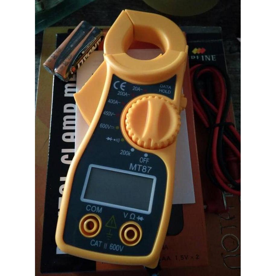 Digital Clamp Ampere / Tang Ampere Mini - Murah Bagus - MT87