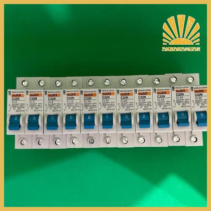 Promo MCB Merlin Gerin Biru 2A 4A 6A 10A 16A 20A 25A 32A 40A 50A 63A MG Multi9 2 4 6 10 16 20 25 32 