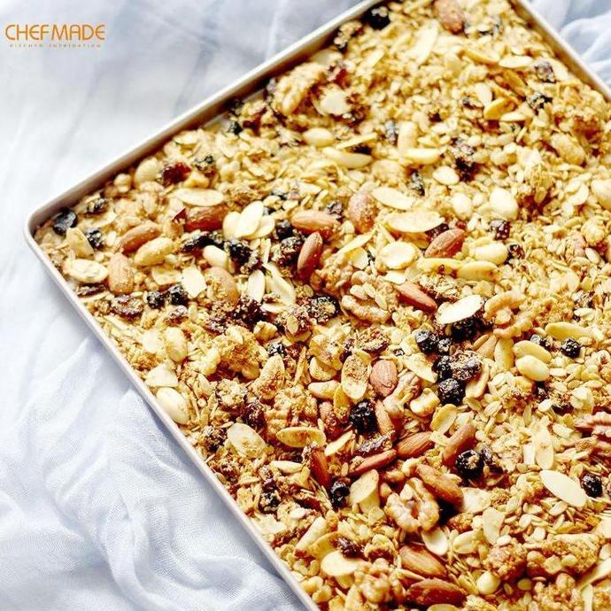 Chefmade Nougat Roll Cake Mold Rectangle Non Stick liyang anti lengket