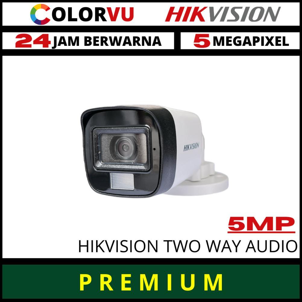 CCTV HIKVISION COLORVU 5MP OUTDOOR - TWO WAY AUDIO KAMERA CCTV