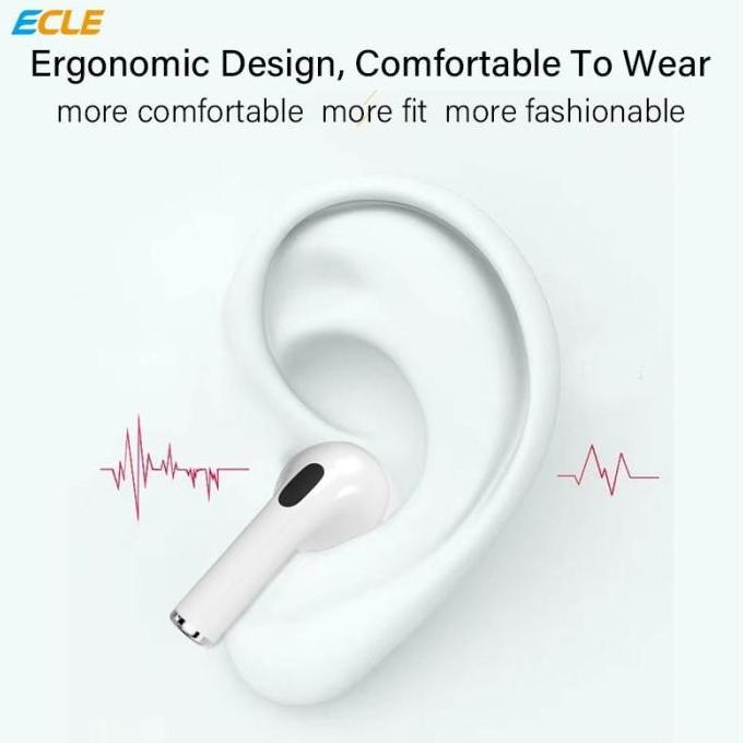 ECLE Pro 6 TWS Earphone True Wireless Earbuds Smart Touch Waterproof