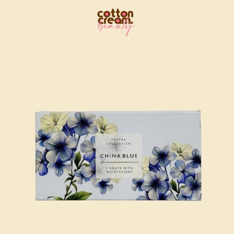 Marks & Spencer China Blue Bar Soap Trio Soap Set