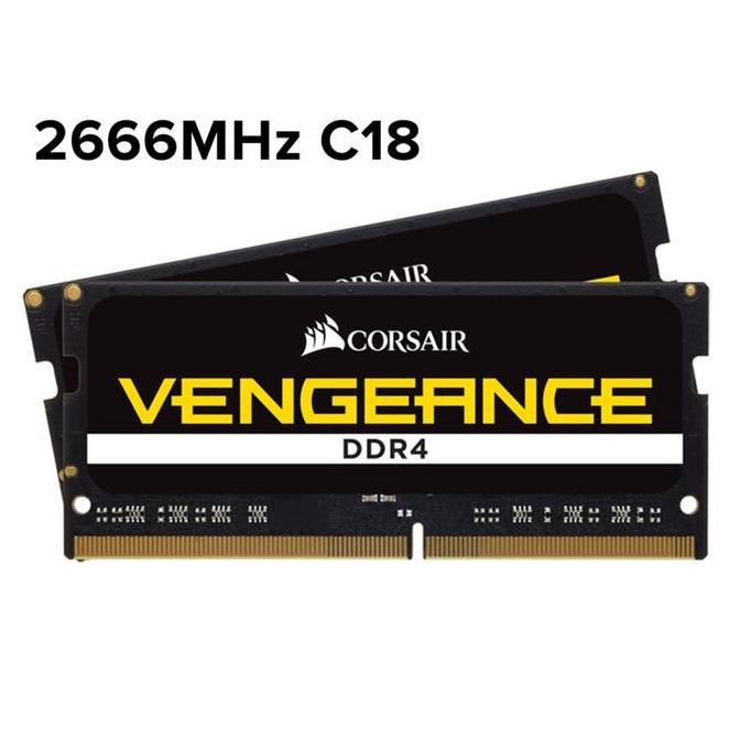 Corsair DDR4 32GB (2x16GB) SODIMM Dual Channel - CMSX32GX4M2A2666C18
