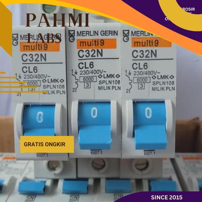 jg-8 MCB MERLIN GERIN BIRU 2A 4A 6A 10A 16A 20A 25A 32A 40A 63A MULTI9 2 4 6 10 16 20 25 32 40 60 AM