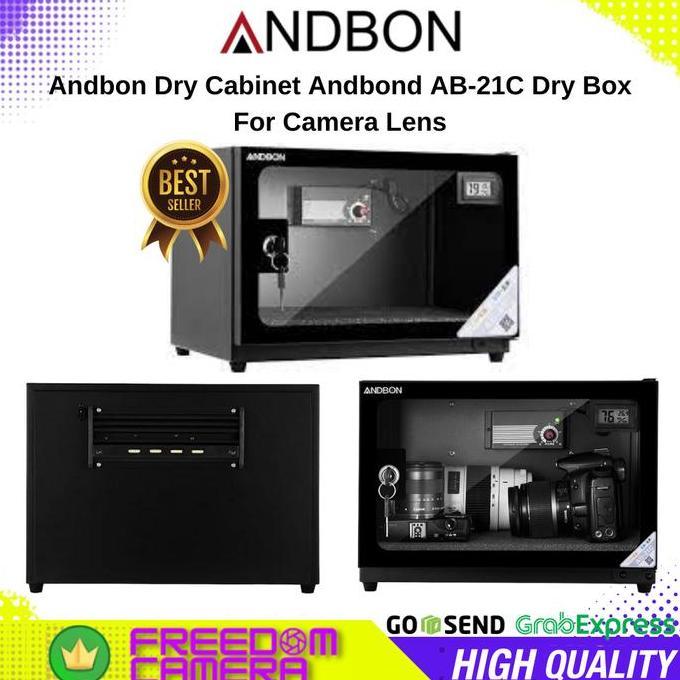 Andbon Dry Cabinet Andbond AB-21C Dry Box For Camera Lens