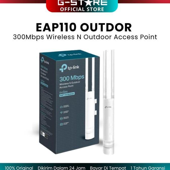 ACCESS POINT Tplink EAP110 Outdoor 300Mbps EAP 110 EAP-110 TP-LINK Antena