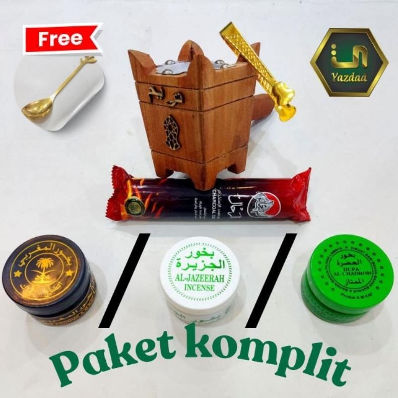 Prapen paket lengkap bukhur free sendok bukhur
