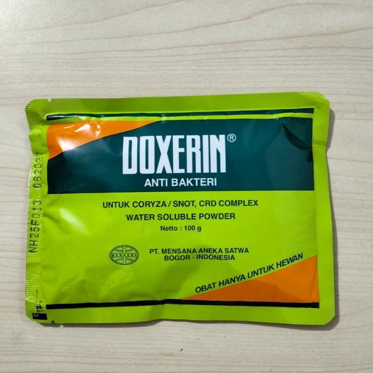 Doxerin 100 Gram Obat Unggas Ayam Snot Coryza Crd Pernafasan Complex Mensana