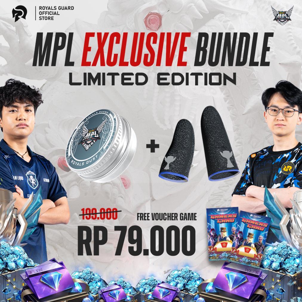 [MPL EXCLUSIVE BUNDLE] Royals Dust Solo Bedak Gaming + Royals Touch Ultra Sarung Jempol Official Pro