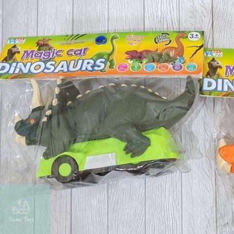 Mainan Anak Magic Car Dinosaurs Mobil Dinosaurus Berjalan BO08