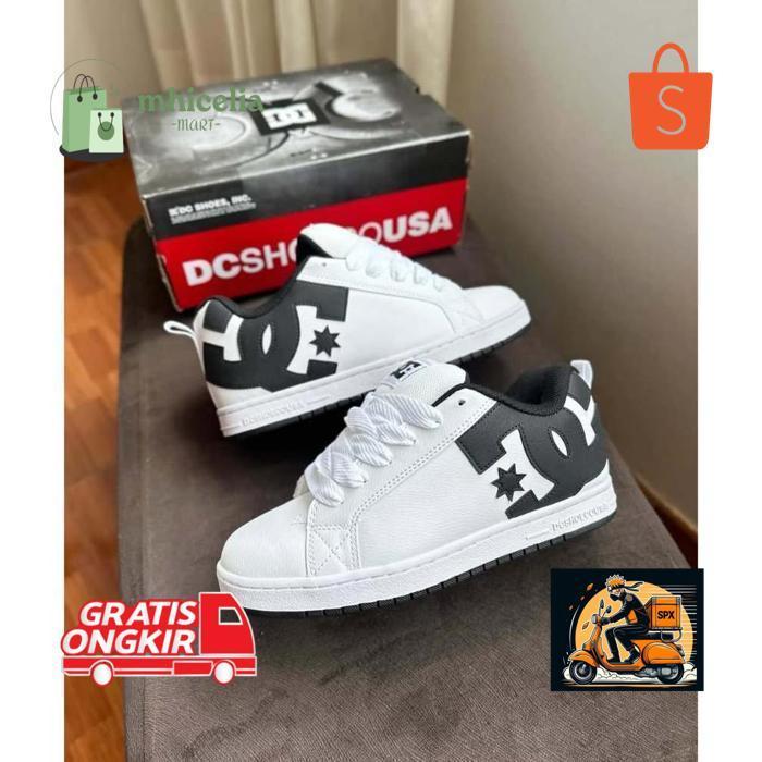 Promo Spesial SEPATU DC ORIGINAL PRIA 100% DC SHOES COURT GRAFFIK SEPATU GEMUK PRIA WANITA TERBARU M