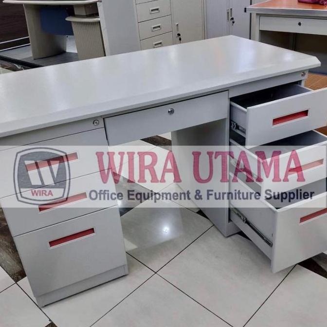 Terlaris Meja Besi 1 Biro / Meja Kantor Besi 1 Biro / Meja Kerja Besi 1 Biro / Medan Sumut