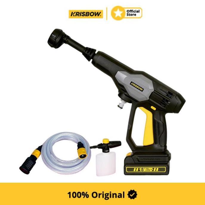kakeface34 - krisbow cordless high pressure cleaner frhpb25 jet cleaner portable rechargeable