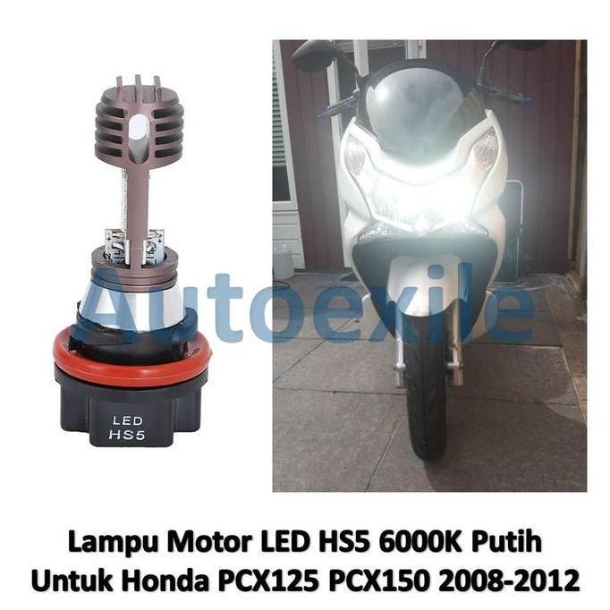 Lampu HS5 LED White Putih 6000K Motor Honda PCX125 PCX150 PCX Lama 2008 2009 2010 2011 2012