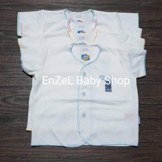 New- Baju Bayi / Celana Bayi NOVA PUTIH size Newborn 0-3 Bulan / SNI