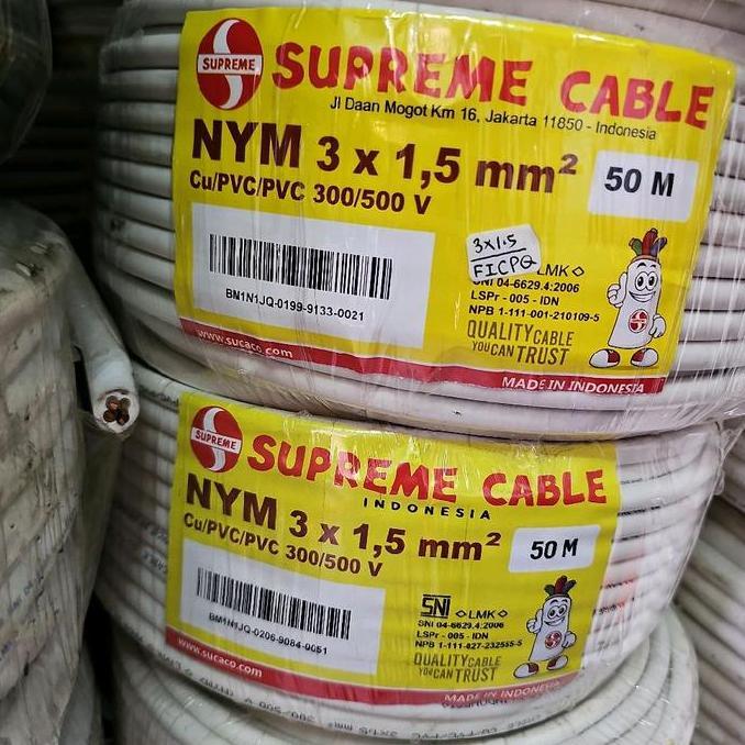 Kabel Nym 3X1.5Mm Supreme 50M