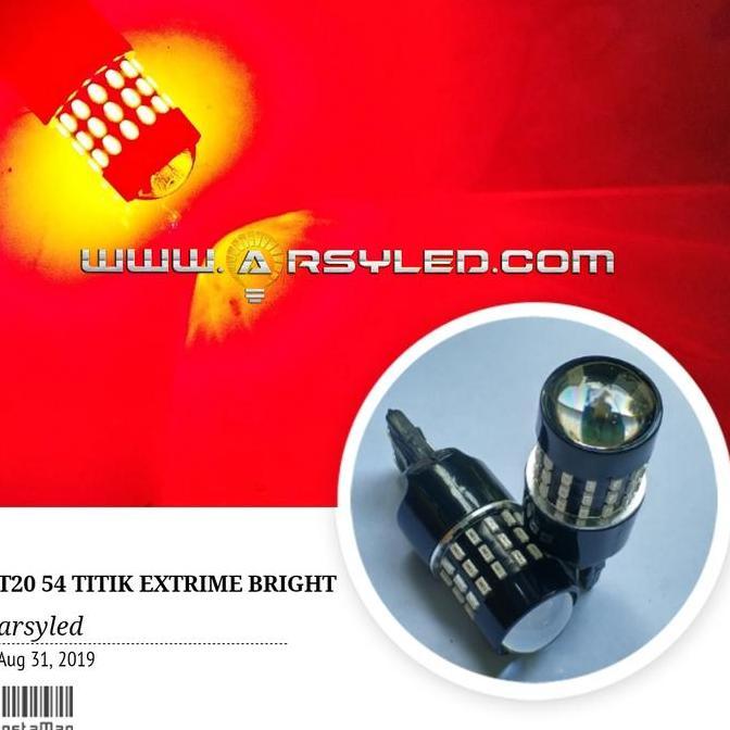 ARSY LED Lampu Rem T20 48 Titik Mobil Calya Sigra Atomic Heatsink Car