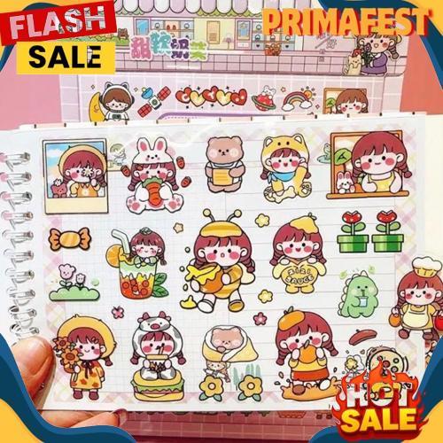 Produk Baru Stiker Buku Spiral Diy Craft/Imut Fancy Elegan Atk Stiker Imut/Stiker Buku Lucu Spiral D