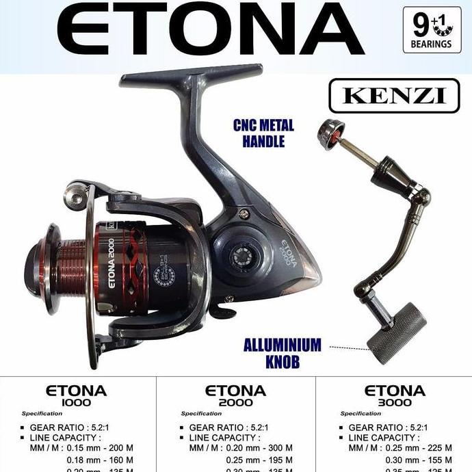 TERMURAH - REEL KENZI ETONA 1000
