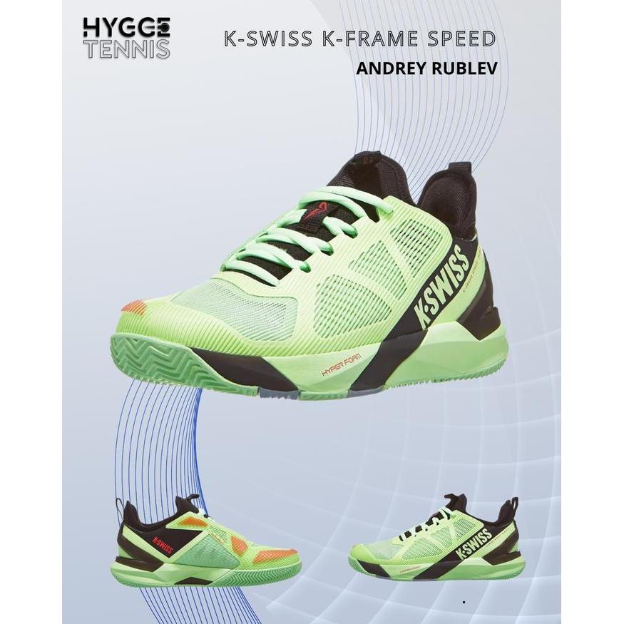 K-Swiss K-Frame Speed (Andrey Rublev) - Sepatu Tenis Terlaris Best Quality 100% Original