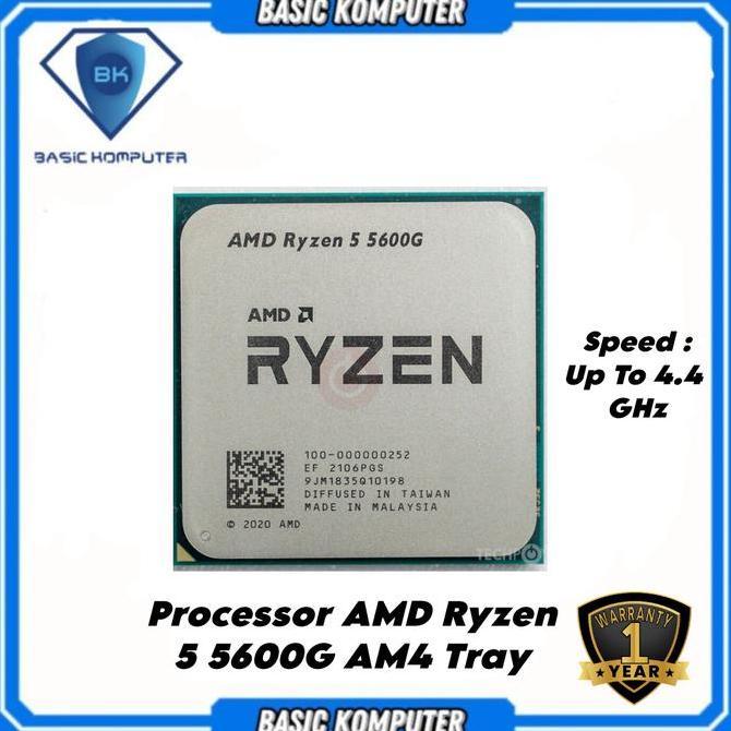 Processor Amd Ryzen 5 5600G Tray