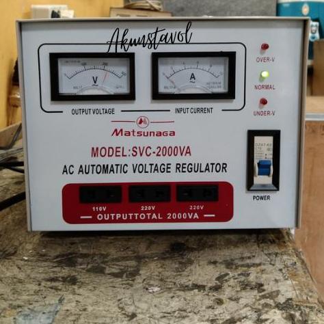 Stavolt New Matsunaga Svc-2000Va - Stabilizer Listrik Matsunaga 2000 W