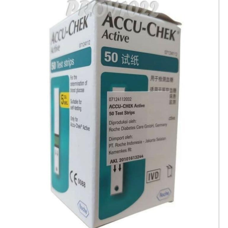 Accu Check Active test Strip / Strip Accu Check isi 50 Strip